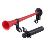 Buzina De Ar Corneta Jumbinho Bike Forte Com Bomba Cores Cor Vermelho