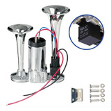 Buzina De Trem 2 Cornetas 12v Para Caminhão Carro C/ Rele