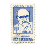 C-551 Visita Do Presidente De Israel Zalman Shazar L.6957 B