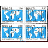C-858 1974 Quadra União Postal Universal Upu, Mint