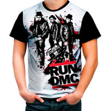 C1 Camiseta Camisa Personalizada Run Dmc Rap Hip H...