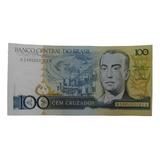 C186- 100 Cruzados - 1987 - J K Fe - Escassa