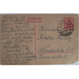 C6365 - Bilhete Postal Da Alemanha De 1918 (resposta), Circu