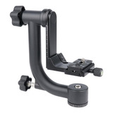 Cabeça Pan Yelangu A17 Gimbal Tripé Teleobjetiva Panorâmica 360º Suporta Até 20kg Para Benro Manfrotto