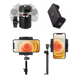 Cabeça Para Tripe Celular Selfie Holder Aste Flexível Head
