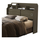 Cabeceira Cama Colchão Box Queen 160 Jessica Cor Castanho
