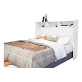 Cabeceira De Cama Colchão Box Queen 160cm Melissa - Já Cor Branco
