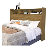 Cabeceira De Cama Colchão Box Queen 160cm Melissa - Já Cor Freijó
