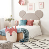 Cabeceira Infantil Mickey Estofada Decorativo Para Quarto