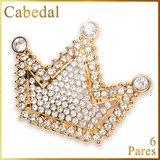 Cabedal - Pircing Coroa Para Chinelo C/6 Pares - Ll4738