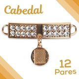 Cabedal - Pircing Strass Para Chinelo C/12 Pares - Llrd105