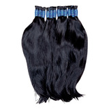 Cabello Humano Humano Todos Los Métodos Cor Castanho Largo 65 Cm 100 Gramas Suelto
