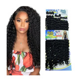 Cabelo 100% Bio Orgânico Cacheado Na Tela 80cm 300grs 9telas