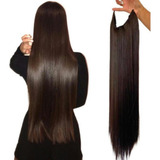 Cabelo Aplique Tictac Fio Invível Silicone Sintético Premium