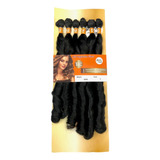 Cabelo Bio Orgânico P/ Mega Hair- Semelhante Ao Humano- Ana Cor Preto Cor 01