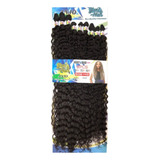 Cabelo Cacheado 100% Bio Longo Anjo Fecha A Cabeça 9 Telas Cor Chocolate
