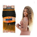 Cabelo Cacheado Afro Bio Orgânico 70cm/320gr Weng Orange Cor Preto Com Californiana Mel Mt1b/27