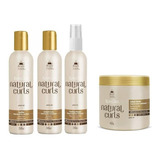 Cabelo Cacheado Avlon Keracare Natural Curls -4 Itens +frete