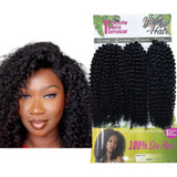 Cabelo Cacheado Fibra Orgânica Super Natural Crochet Agata