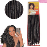 Cabelo Cacheado Nina Softex Crochet Braid Wig 70gr Cor Castanho Médio #4