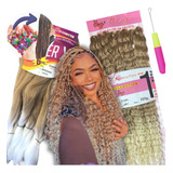 Cabelo Gypsy Braid Jumbo Hiper X - Cacheado Crochet + Brinde
