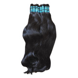 Cabelo Humano 75cm 100g Levemente Ondulado Natural Indiano