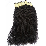 Cabelo Humano Cacheado Natural 60-65cm 150gramas Sem Quimica