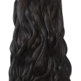 Cabelo Humano Castanho Natural Virgem 70 A 75 Cm 250 Gramas 