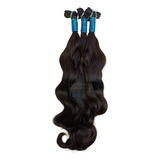 Cabelo Humano Indiano 180g 60cm Na Tela Cheia Ou Tecido Cor Castanho