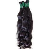Cabelo Humano Limpo Ondulado Natural 60/65cm 100 Gramas