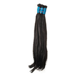 Cabelo Humano Liso Natural 65/70cm Levemente Ondulado 100g