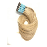 Cabelo Humano Loiro Claríssimo Liso De 50 Cm 50 Gr