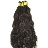 Cabelo Humano Mega Hair Ondulado Natural 70 A 75cm- 250gr
