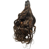 Cabelo Humano Morena Iluminada P/mega-hair 50cm/50 Grs.