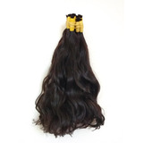 Cabelo Humano Natural Levemente Ondulado 45 Cm 50 Gramas.