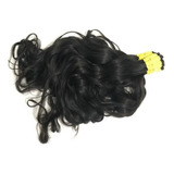 Cabelo Humano P/mega/hair Liso Ondulado De 30 A 35cm/50grs.
