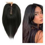 Cabelo Humano Topo Com Tic Tac Prótese Capilar Top Closure