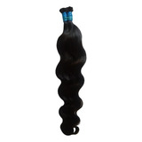 Cabelo Indiano 75 Cm 250g Levemente Ondulado Cor Castanho Natural