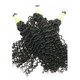 Cabelo Indiano Cachos Permanente A Vapor 2 De 50cm/50grs. Cor Castanho