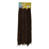 Cabelo Kanekalon Miojinho Trançado Micro Zizi Pacotão Cor Acobreado 30