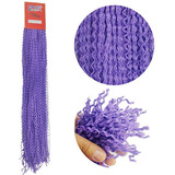 Cabelo Miojo Micro Zizi Sintético Kanekalon Miojinho 80 Gr Cor Roxo