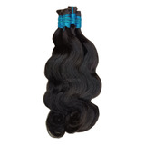 Cabelo Natural 45cm 250 Gramas Indiano Liso Com Leves Ondas