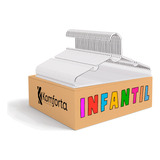 Cabide Infantil Acrilico Kit 50 Transparente Organizador