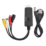 Cabo Adaptador De Conversor Hdmi Para Av Rca 1080p Hd, Macho