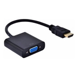 Cabo Adaptador Hdmi Para Vga Para Tv Pc Notebook Monitor