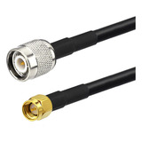 Cabo Adaptador Pigtail 15 Metros Rgc58 Tnc Macho X Sma Macho