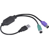 Cabo Adaptador Ps2 Fêmea X Usb Macho 30 Cm - Usbps-2