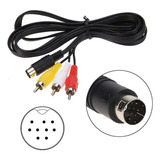 Cabo Audio E Video 9 Pinos Para Mega Drive 2 E Genesis 2 E 3
