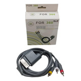 Cabo Audio Video Av Rca Xbox 360 Novo Pronta Entrega