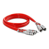 Cabo Automotivo Som Rca 1 Metro 1m Stetsom Blindado Prata